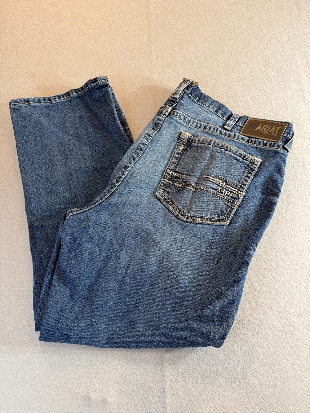 Ariat Men’s M4 Atkins Relaxed Boot Cut Jeans Measure 44x29